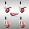 Service Caster 3 Inch 316SS Red Poly Swivel 1-1/8 Inch Expanding Stem Caster Lock Brake, 2PK SS316TTLEX20S314-PPUB-RED-2-S-2-118 - alternate 5
